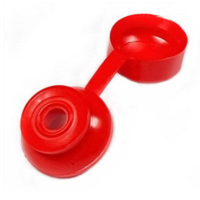 Pack Of 30Red Pvc Plastic Screw Covers For Corrugated Roofing Sheets Fixings from B&Q