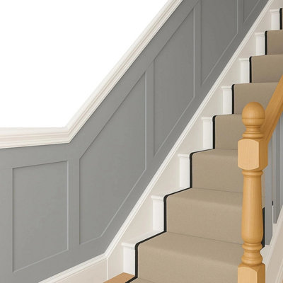  - 15 Pack Shaker Wall Panelling Kit 10X 100Cm & 5X 50Cm Mdf Slats Paintable DiyThickness: 9mm