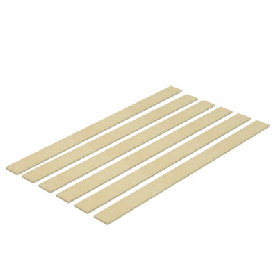  - Shaker Wall Panelling Kit6X Mdf Slats (L1000mm X W100mm X T6mm)Moisture Resistant