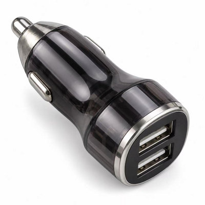 Blucore 2.4A Car Charger With Dual Usb A Ports For Phone And Tablet