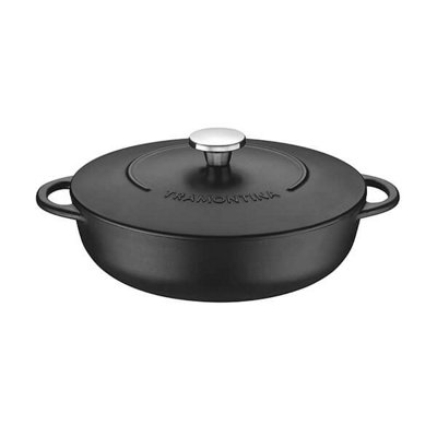 Tramontina Trento Enamel Cast Iron Shallow Casserole Dish 28Cm