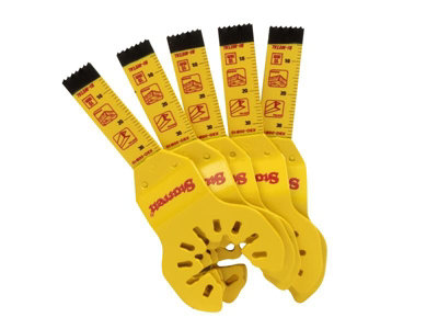 Starrett Kso-00B10-5 Plunge Bi-Metal Oscillating Blade 34 X 10mm X 18 Tpi X 5 from B&Q