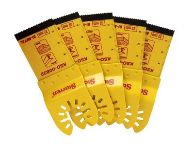 Starrett Kso-00B32-5 Plunge Bi-Metal Oscillating Blade 40 X 32mm X 18 Tpi X5 from B&Q