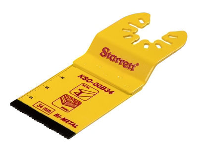 Starrett Kso-00B34 Plunge Bi-Metal Oscillating Blade 40 X 34mm X 18 Tpi Strkso00B34 from B&Q