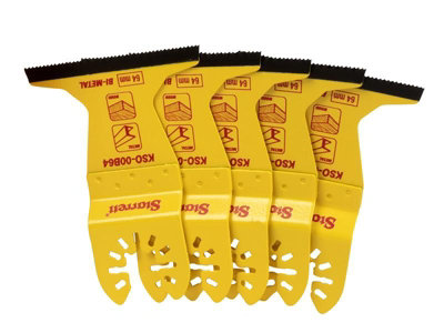 Starrett Kso-00B64-5 Flat-Sided Bi-Metal Oscillating Blade 40 X 64mm X 18 Tpi X5 from B&Q