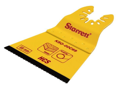 Starrett Kso-00C69 Flat-Sided Hcs Oscillating Blade 69 X 42mm X 18 Tpi Strkso00C69 from B&Q