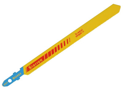 Starrett Metal Cutting Jigsaw Blades - Pack of 5 - BU424-5 Unified Shank Bi-Metal Saw Blade Set for Straight Cuts - Compatible With Bosch Dewalt Hitachi Festool Milwaukee, Yellow, Red, Blue, 100mm - Image 7