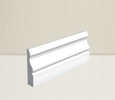  - Ogee Mdf Architrave (L) 2100mm (T) 17mm (W) 68mm Undercoated With Smooth Fully FinishPack Of 5