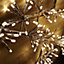 78cm Warm White 300 LED Window Star Silhouette Lit Outdoor Christmas Decorations
