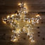 78cm Warm White 300 LED Window Star Silhouette Lit Outdoor Christmas Decorations