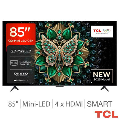 Tcl 85C6K 85 Inch Mini Led Smart Tv