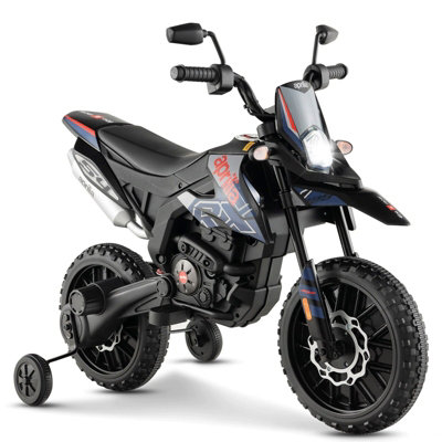 Costway Electric Motorbike 12V Aprilia Licensed Battery Powered Ride On Motorcycle