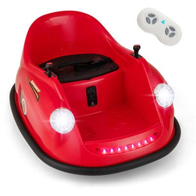B&Q -  Ride On Bumper Car Kids 12V Battery Powered Electric Toy Vehicle-Red