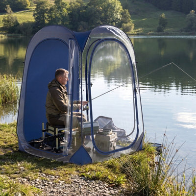Gainoom 2-Person Sports Tent Pop-Up Pod All-Weather Clear Pvc Bubble Tent Waterproof Windproof Instant Shelter