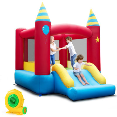 Costway Inflatable Kids Jumping House Blowup Bounce Castle Portable Backyard Bouncer W/ Carrying Bag from B&Q