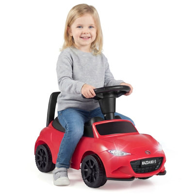 Costway Kids Ride On Push Car Foot-To-Floor Sliding Toy With Under-Seat Storage Sit & Scoot Car-Red from B&Q