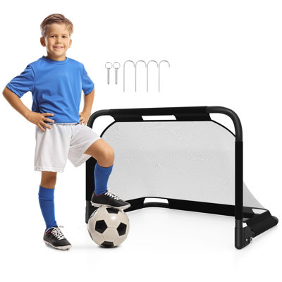 Gainoom Foldable Soccer Goal For Kids 3 X 2 Ft Portable Pop-Up Football Training Equipment from B&Q