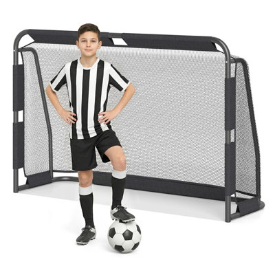 Gainoom Soccer Goal Set For Backyard 6 Ft X 4 Ft Metal Frame Goal Post With Net & Anchoring System For Garden Field from B&Q