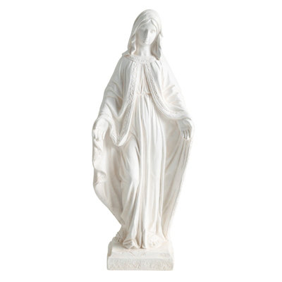Gainoom Virgin Mary Statue 80Cm Tall Outdoor Religious Sculpture With Aged Finish from B&Q