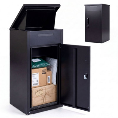 Costway Lockable Package Delivery Box For Outside Waterproof Parcel Drop Box W/ Coded Lock from B&Q