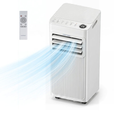 Costway 9000 Btu Portable Air Conditioner 3-In-1 Floor Standing Ac Cooler Dehumidifier Fan With Sleep Mode from B&Q