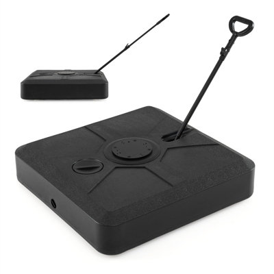 B&Q -  Cantilever Umbrella Base With Wheels 150 Kg Water & Sand Weighted Umbrella Stand For Offset Hanging Umbrella
