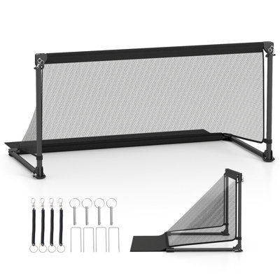 Gainoom Soccer Goal With Net120 X 57 X 60 Cm Foldable Pop-Up Football Training Equipment Easy Setup from B&Q