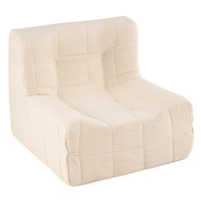 Gainoom Bean Bag Chair For Adults Comfy Lounge Chair Armless Upholstered Lazy Floor Sofa from B&Q