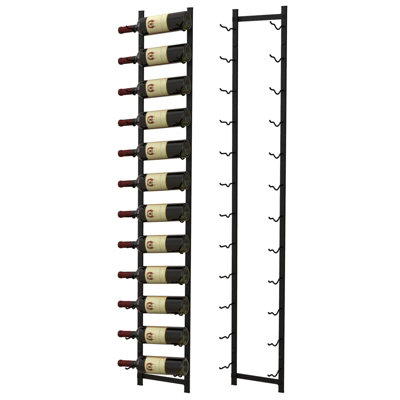 Costway 12 Bottles Wall Mounted Wine Rack Hanging Wine Display Metal Wine Bottle Holder