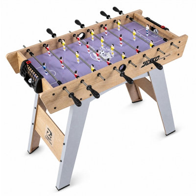 B&Q -  Table Football Game With 22 Player Figures Stable Frame & Rounded Edges Includes 4 Balls For Family Play