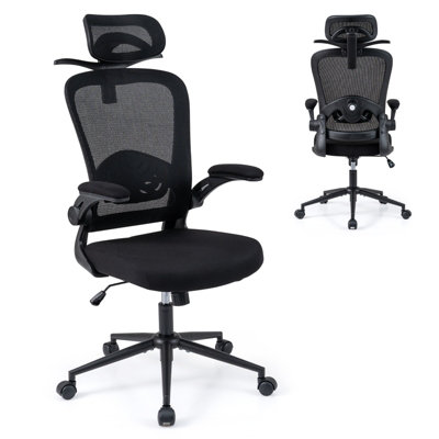Costway Ergonomic Office Chair Mesh Computer Desk Chair With 3D Headrest