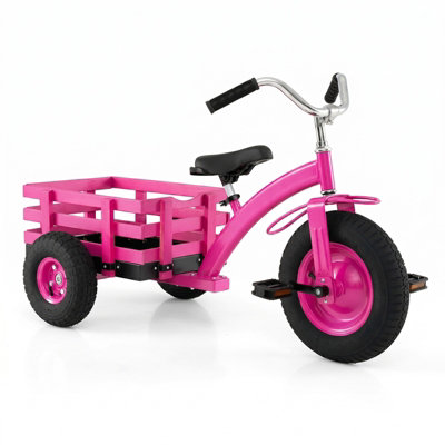 B&Q -  Toddler Tricycle Ride On Toy With Storage Basket,