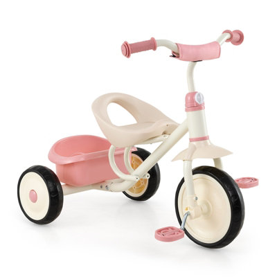 B&Q -  3-Wheel Kids Trike W/ Removable Rear Storage Basket