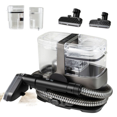 Costway Carpet Cleaner Machine 1800W Portable Spot Cleaner W/ Steam-Black