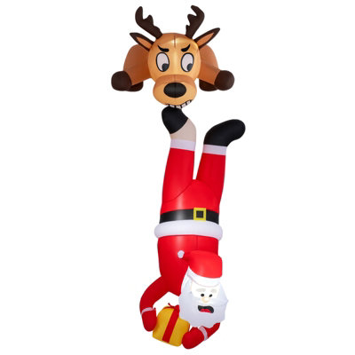 B&Q -  240 Cm Inflatable Roof Hanging Christmas Indoor Outdoor Decoration