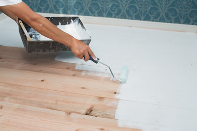 How to paint a floor Ideas Advice B Q