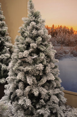 希少激レア品【Kim Songhe】X'mas Tree 7ft (210cm) Snowy Vancouver Mixed Pine Artificial Christmas
