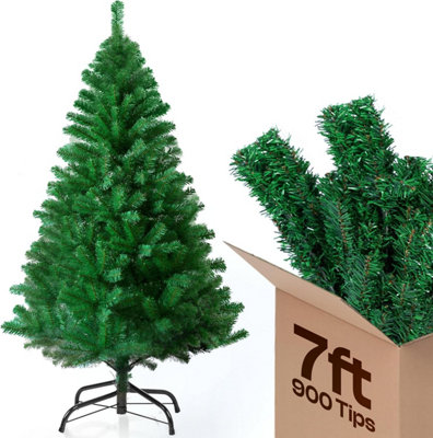  Original Christmas Tree Sサイズ 7ft Christmas Tree 900 Tips Lush Xmas Tree Premium PVC Realistic