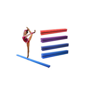 7FT Folding Gymnastics Balance Beam (Lighht Blue)