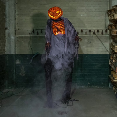 7ft Giant Motion Activated Scorched Scarecrow Halloween