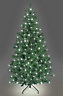 7FT Prelit Green Alaskan Pine Christmas Tree White LEDs