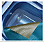 7FT x 7FT Hot Tub Heat Retention Blanket Gold/Jade 500 Micron