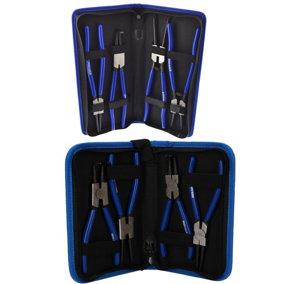 7in And 12in Circlip Plier Pliers Sets Internal and External / Bent and Straight