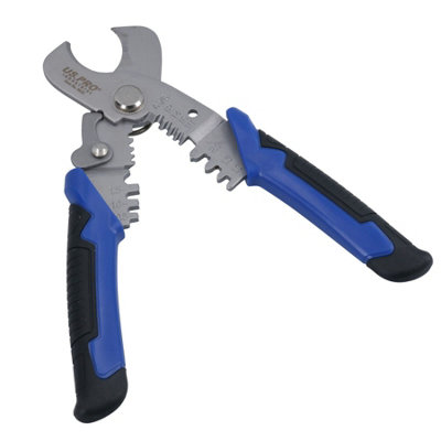 7in Multifunctional Cable Cutter Wire Stripper Crimper Stainless Steel ...