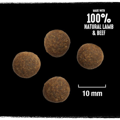 7kg Crave Natural Grain Free Adult Dry Dog Food Lamb & Beef Dog Biscuits - 5