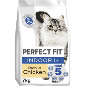 7kg Perfect Fit Advanced Nutrition Indoor Adult Complete Dry Cat Food Chicken