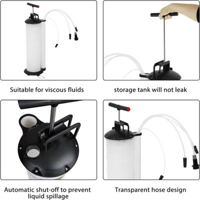 7L Pneumatic Manual Vacuum Oil Fluid Extractor Pump