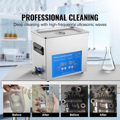 7L Ultrasonic Cleaner Timer Watch Jewellery Coins Cleaning Machine