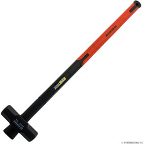 7Lb Heavy Duty Sledge Hammer Long Handle Grip With Fibreglass Rubber Shaft