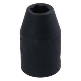 7mm 3/8in Drive Shallow Stubby Metric Impact Socket 6 Sided Single Hex